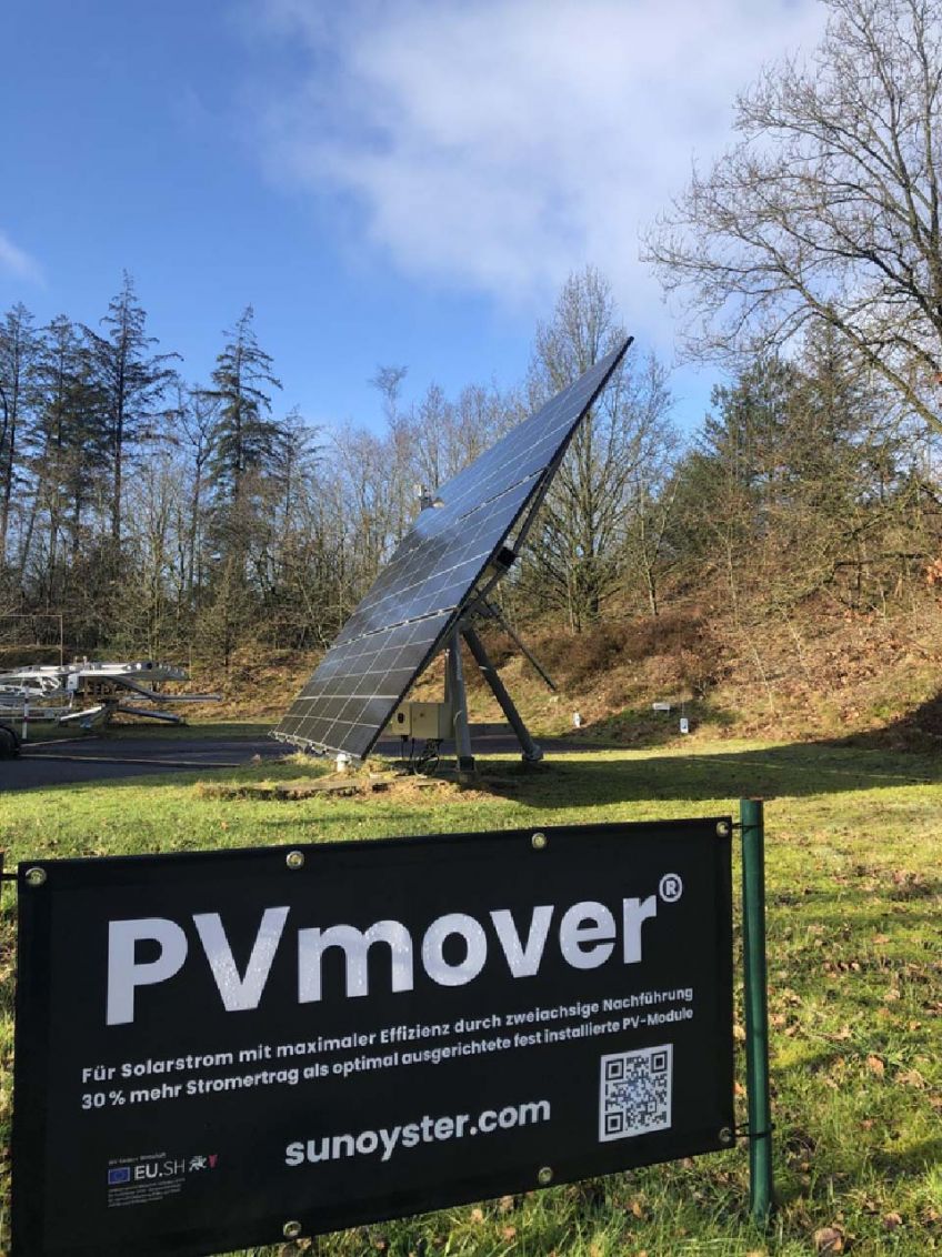 SunOyster Systems - platziert Solartracker PVmover® auf dem Innovationscampus von Siemens Energy