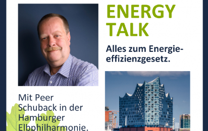 Envidatec lädt zum Energy Talk zum Energieeffizienzgesetz und Energiemanagementsystemen mit Peer Schuback ein